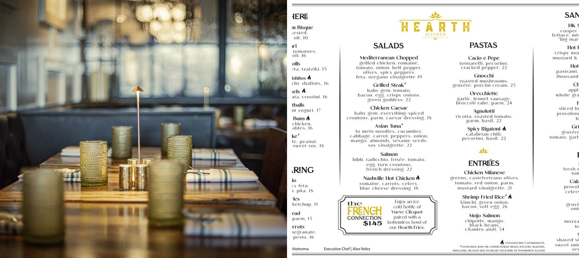 Hearth Kitchen - Kennett Square Menu